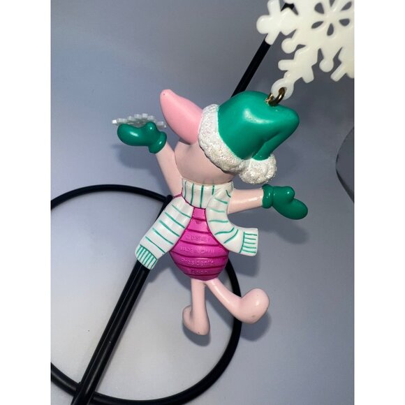 Piglet From Pooh Disney Christmas Is Magic Grolier Christmas Hanging Ornament‎ - Picture 3 of 5